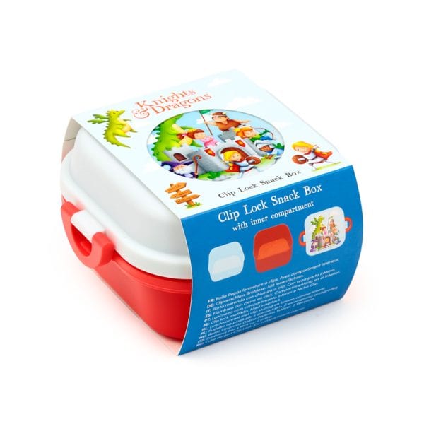 Bento Clip Lock Snack Lunch Box - Knights & Dragons LBOX125 - Image 3