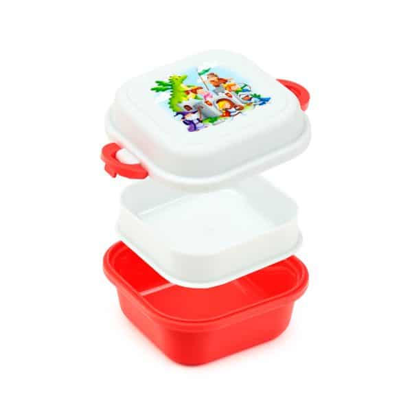 Bento Clip Lock Snack Lunch Box - Knights & Dragons LBOX125 - Image 2