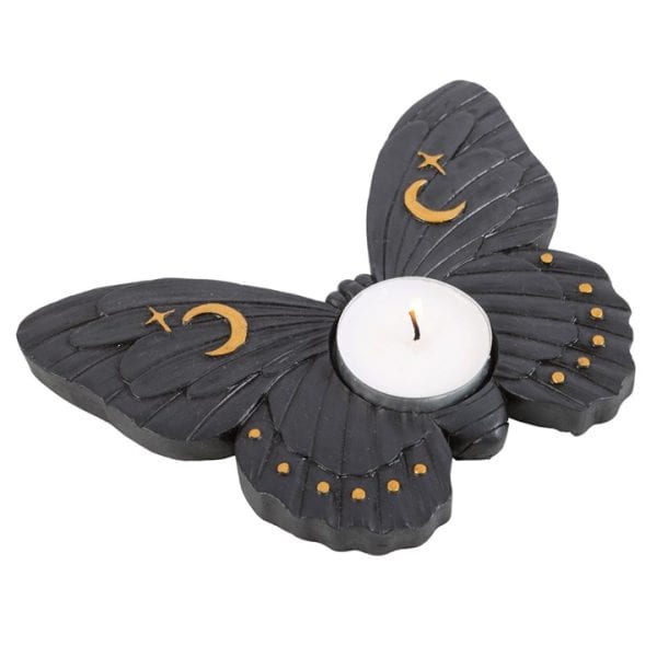 Black Moth Tealight Candle Holder Black Moth Tealight Candle Holder
