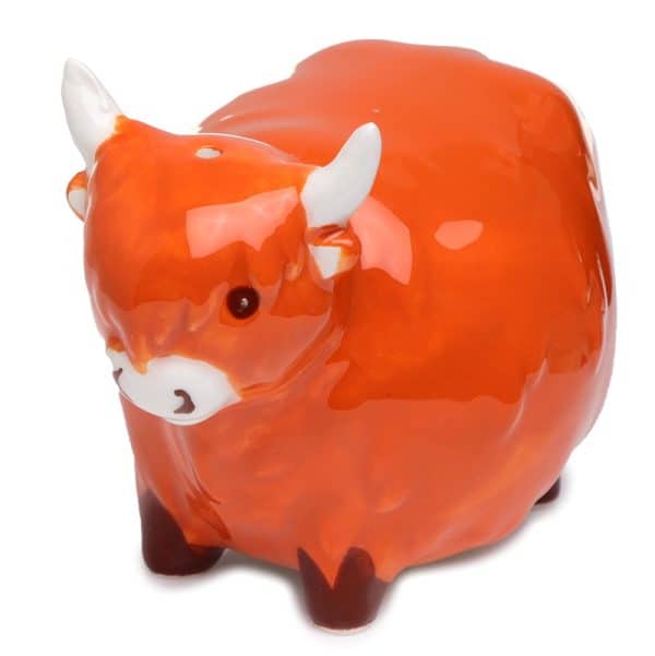 Ceramic Salt & Pepper Set - Highland Coo SP91 - Image 4