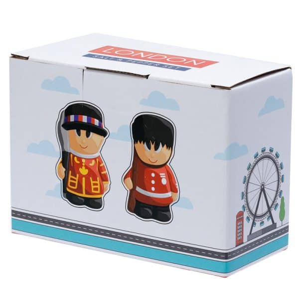 Ceramic Salt & Pepper Set - London Guardsman & Beefeater LON53 - Image 2