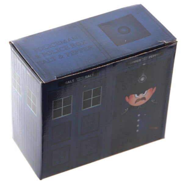 Ceramic Salt & Pepper Set - Policeman & Police Box LON52 - Image 3