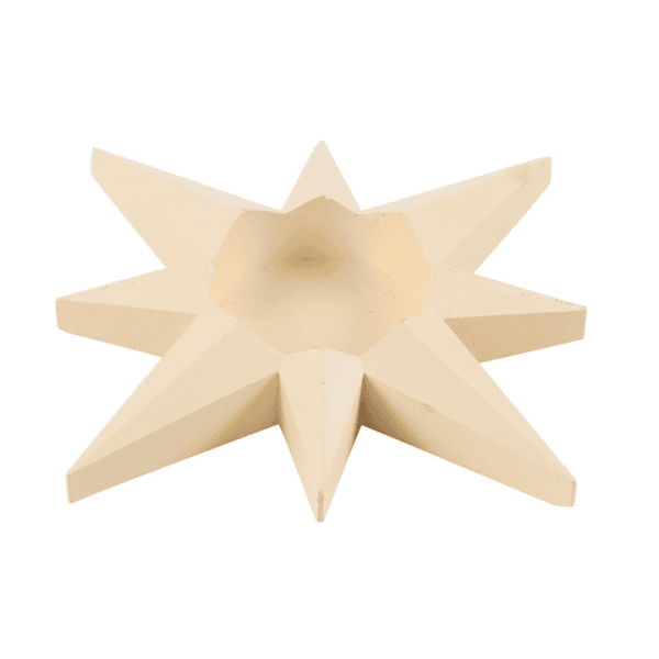 Cream Star Tealight Candle Holder Cream Star Tealight Candle Holder