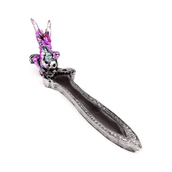 Dark Legends Dragon incense Burner - Mini Amethyst Dragon DRG581 - Image 7
