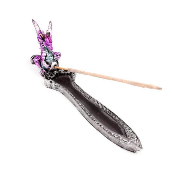 Dark Legends Dragon incense Burner - Mini Amethyst Dragon DRG581 - Image 8