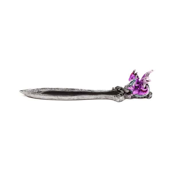Dark Legends Dragon incense Burner - Mini Amethyst Dragon DRG581 - Image 5