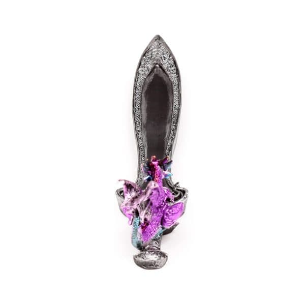 Dark Legends Dragon incense Burner - Mini Amethyst Dragon DRG581 - Image 10