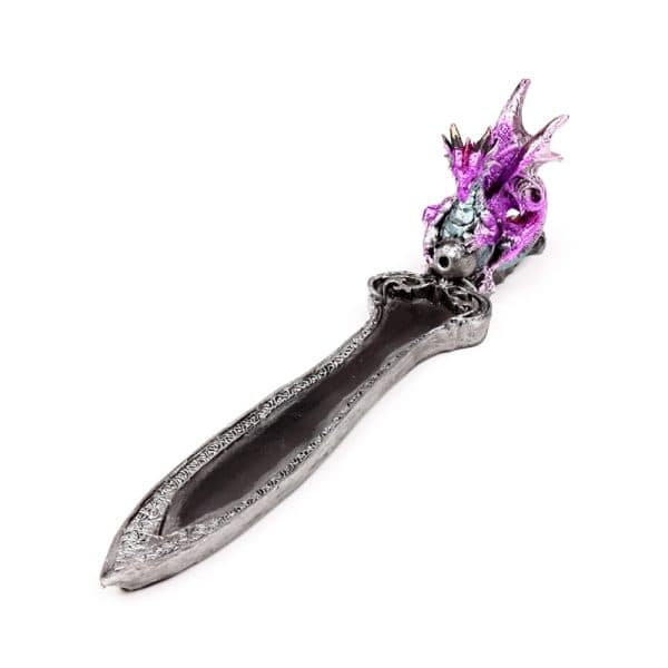 Dark Legends Dragon incense Burner - Mini Amethyst Dragon DRG581 - Image 4