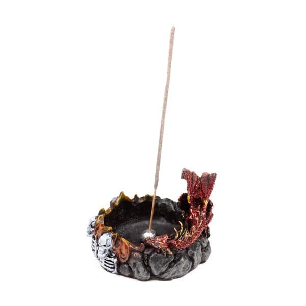 Dark Legends Dragon incense Burner - Ring of Fire DRG583 - Image 7
