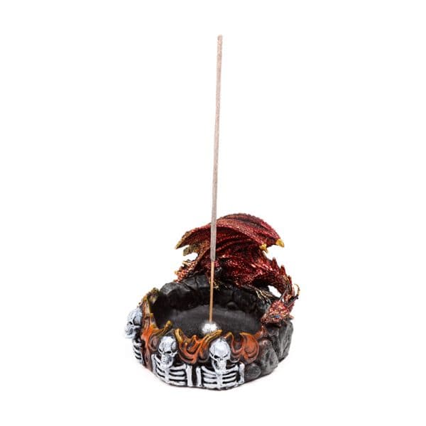Dark Legends Dragon incense Burner - Ring of Fire DRG583 - Image 5