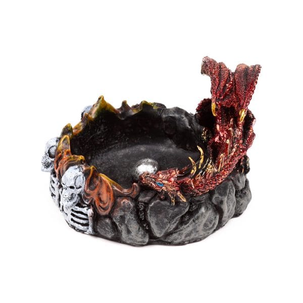 Dark Legends Dragon incense Burner - Ring of Fire DRG583 - Image 6