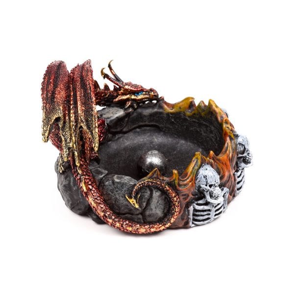 Dark Legends Dragon incense Burner - Ring of Fire DRG583 - Image 9