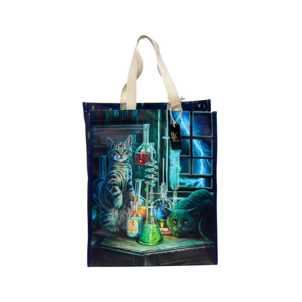 Durable Reusable Shopping Bag - Lisa Parker Jekyll and Hyde Cats NWBAG94 - Image 2
