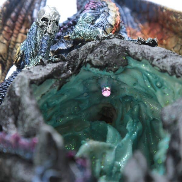 Fantasy LED Backflow Incense Burner - Ice Dragon Dark Legends DRG430 - Image 7