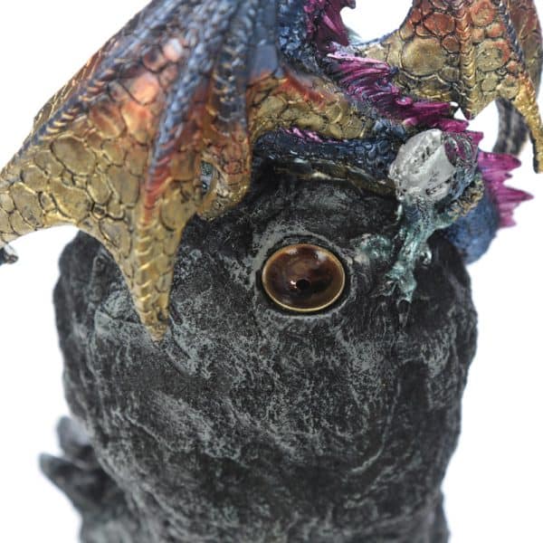 Fantasy LED Backflow Incense Burner - Ice Dragon Dark Legends DRG430 - Image 8