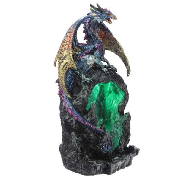 Fantasy LED Backflow Incense Burner - Ice Dragon Dark Legends DRG430 - Image 3