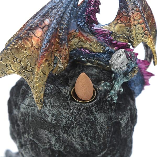 Fantasy LED Backflow Incense Burner - Ice Dragon Dark Legends DRG430 - Image 9