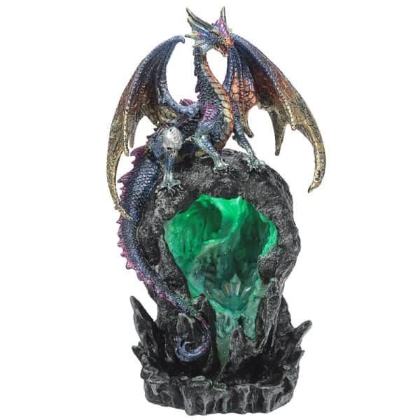 Fantasy LED Backflow Incense Burner - Ice Dragon Dark Legends DRG430 - Image 2