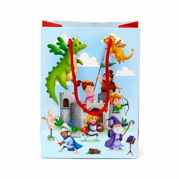 Gift Bag (Medium) - Knights & Dragons GBAG121B - Image 5