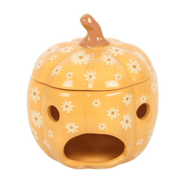 Groovy Floral Pumpkin Oil Burner Groovy Floral Pumpkin Oil Burner