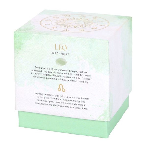 Leo Orange & Bergamot Gemstone Zodiac Candle Leo Orange & Bergamot Gemstone Zodiac Candle
