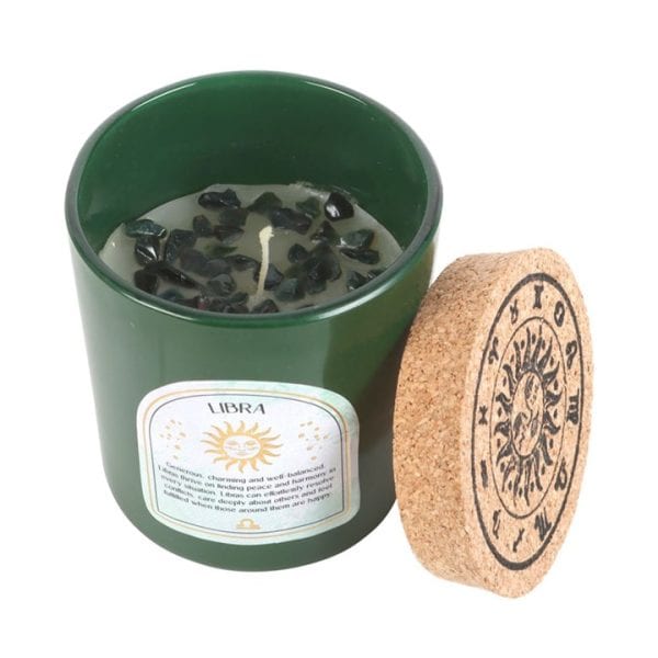 Libra Sweet Jasmine Gemstone Zodiac Candle Libra Sweet Jasmine Gemstone Zodiac Candle