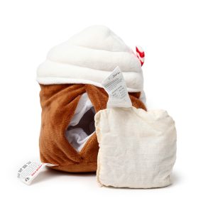 Microwavable Plush Lavender Heat Pack – Spiced Latte WARM114 - Image 2