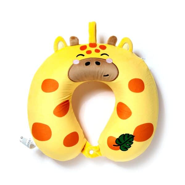 Relaxeazzz Plush Memory Foam Travel Pillow - Adoramals Raffi the Giraffe CUSH409 - Image 2