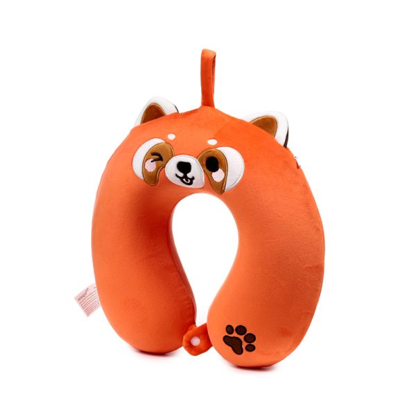 Relaxeazzz Plush Memory Foam Travel Pillow - Adoramals Ru the Red Panda CUSH410 - Image 4