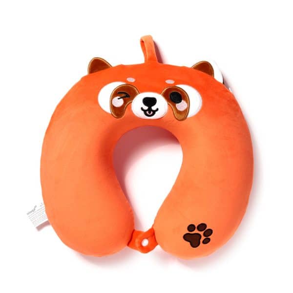 Relaxeazzz Plush Memory Foam Travel Pillow - Adoramals Ru the Red Panda CUSH410 - Image 2