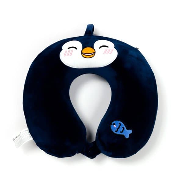 Relaxeazzz Plush Memory Foam Travel Pillow - Nico the Penguin Adoramals CUSH365 - Image 4