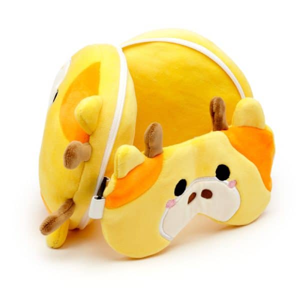 Relaxeazzz Travel Pillow & Eye Mask - Giraffe CUSH252 - Image 3