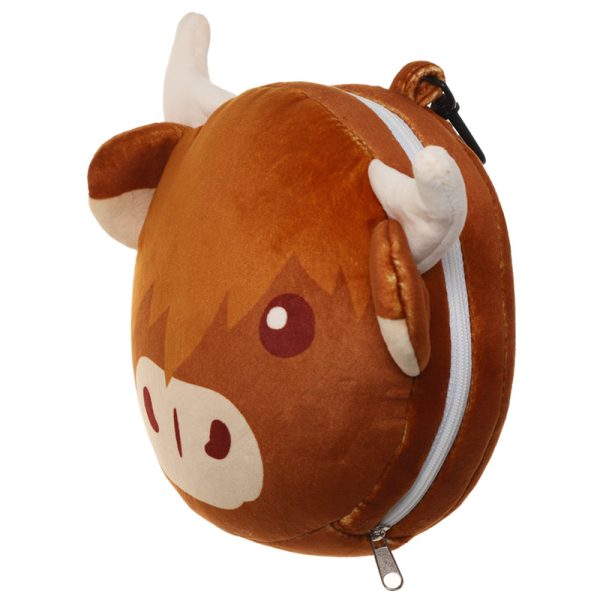 Relaxeazzz Travel Pillow & Eye Mask - Highland Coo Cow CUSH262 - Image 7