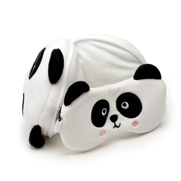 Relaxeazzz Travel Pillow & Eye Mask - Panda CUSH250 - Image 3