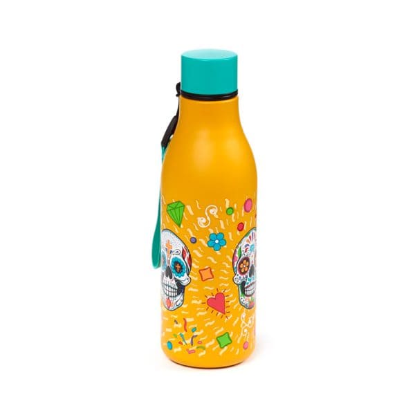 Reusable Insulated Drinks Bottle 500ml - Day of the Dead Reusable Insulated Drinks Bottle 500ml - Day of the Dead