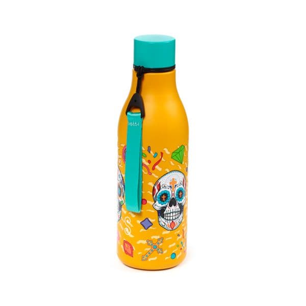 Reusable Insulated Drinks Bottle 500ml - Day of the Dead Reusable Insulated Drinks Bottle 500ml - Day of the Dead