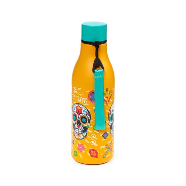 Reusable Insulated Drinks Bottle 500ml - Day of the Dead Reusable Insulated Drinks Bottle 500ml - Day of the Dead