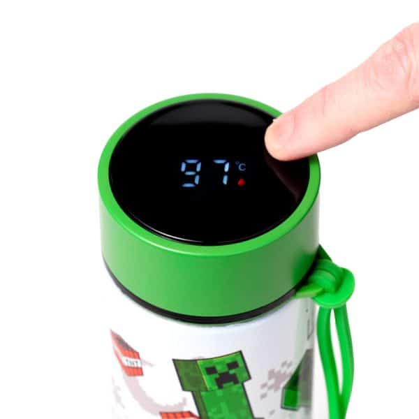 Reusable Insulated Drinks Bottle Digital Thermometer - Minecraft SSS… BOOM BOT240 - Image 3