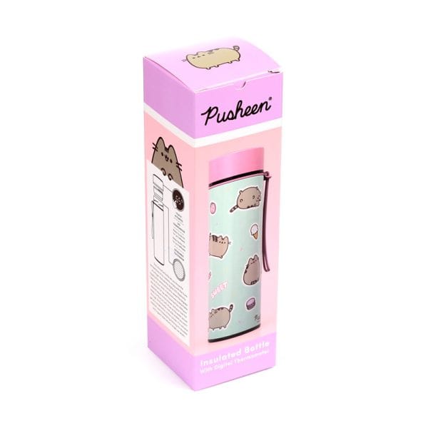Reusable Insulated Drinks Bottle Digital Thermometer - Pusheen the Cat Sweets BOT362 - Image 5