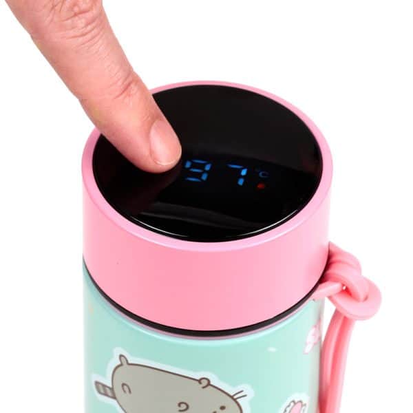 Reusable Insulated Drinks Bottle Digital Thermometer - Pusheen the Cat Sweets BOT362 - Image 3