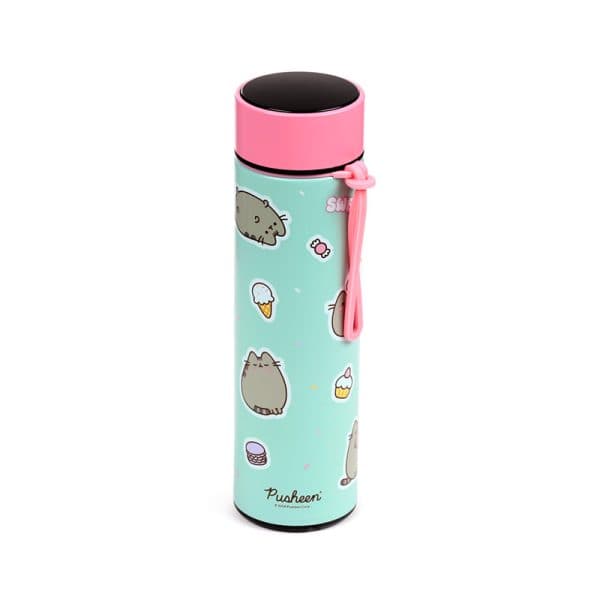 Reusable Insulated Drinks Bottle Digital Thermometer - Pusheen the Cat Sweets BOT362 - Image 2