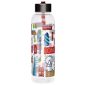 Reusable Water Bottle with Metallic Lid - London Icons
