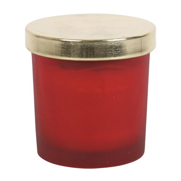 Root Chakra Strawberry Crystal Chip Candle Root Chakra Strawberry Crystal Chip Candle