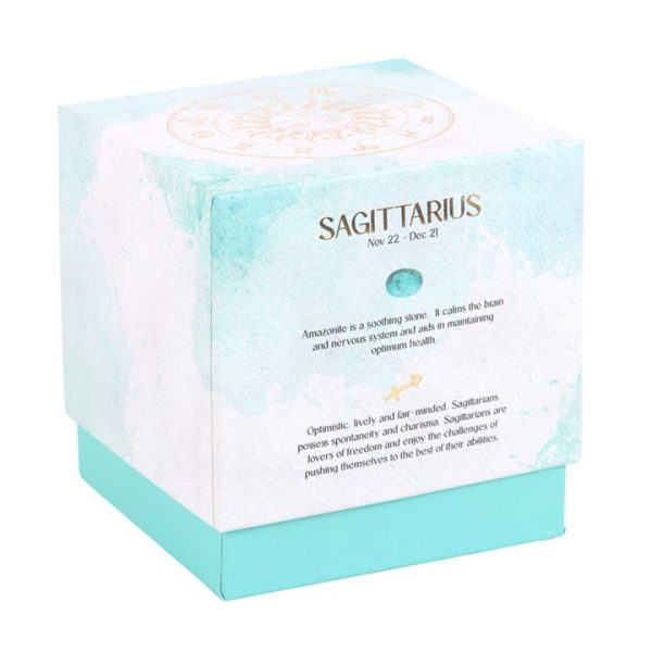 Sagittarius Ylang Ylang & Amber Gemstone Zodiac Candle Sagittarius Ylang Ylang & Amber Gemstone Zodiac Candle