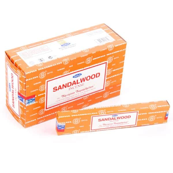 Satya Nag Champa Incense Sticks - Sandalwood INC112C - Image 3