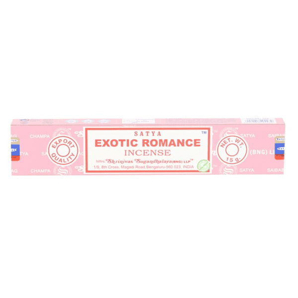 Set of 12 Satya Exotic Romance Incense Sticks (12/50) Set of 12 Satya Exotic Romance Incense Sticks (12/50)
