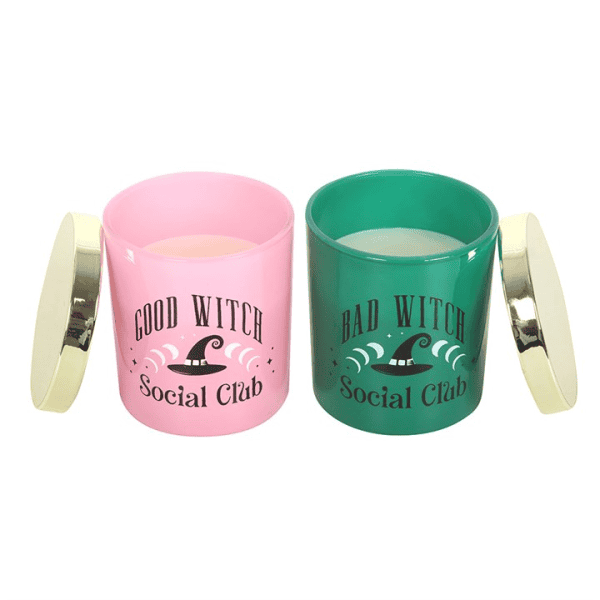 Set of 2 Good Witch and Bad Witch Scented Candles Set of 2 Good Witch and Bad Witch Scented Candles