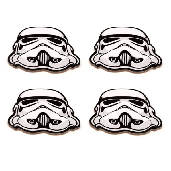Set of 4 Cork Novelty Coasters - The Original Stormtrooper KP78 - Image 2