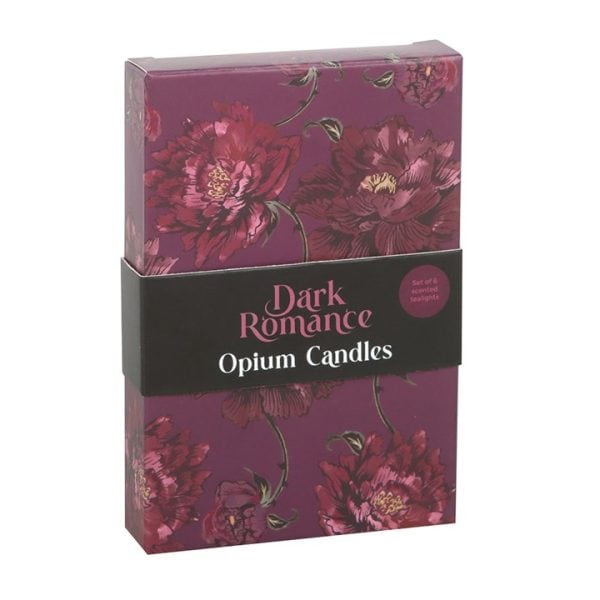 Set of 6 Dark Romance Opium Tealight Candles Set of 6 Dark Romance Opium Tealight Candles
