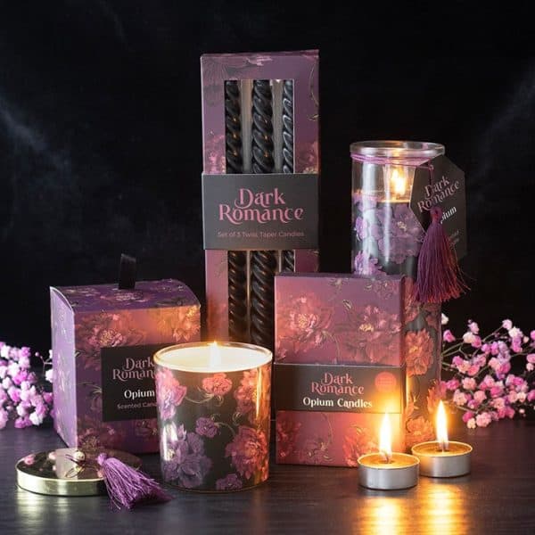 Set of 6 Dark Romance Opium Tealight Candles Set of 6 Dark Romance Opium Tealight Candles